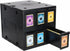 BCW 6 Drawer Card Catalog Black Storage Box