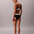 Calvin Klein Cotton Modal Lightly Lined Triangle Bralette Black Back
