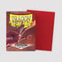 Dragon Shield Matte Sleeves Standard Size Crimson Protectors