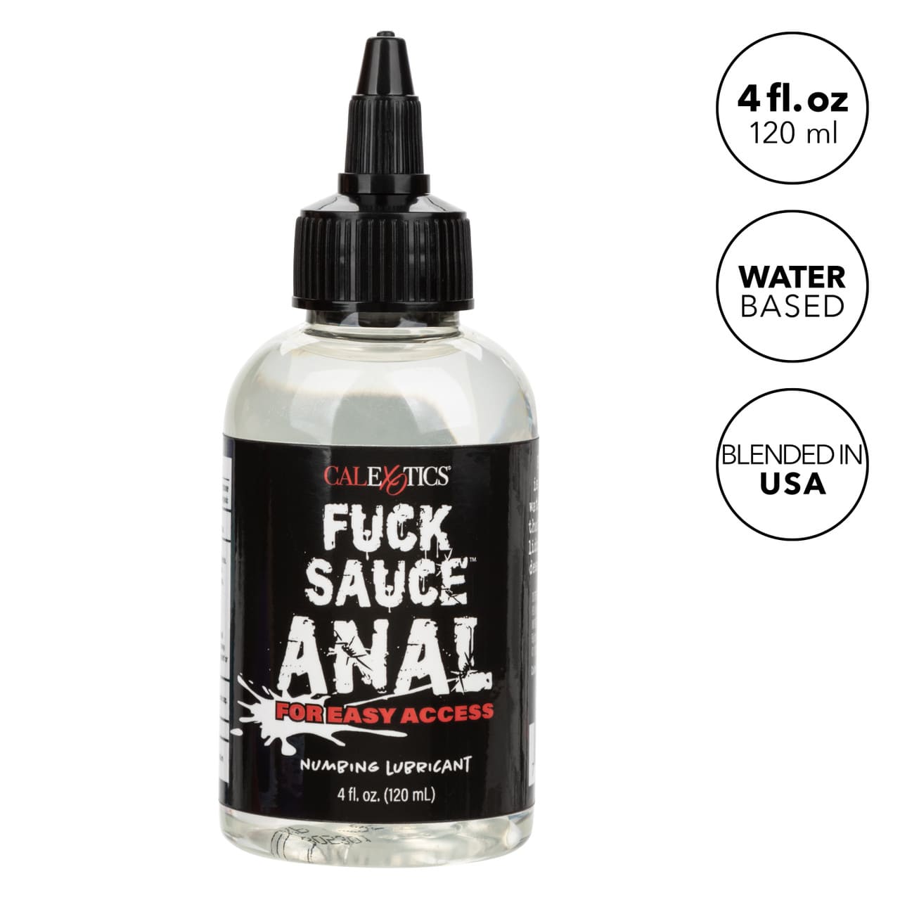 Fuck Sauce Anal Numbing Lubricant 4oz Details