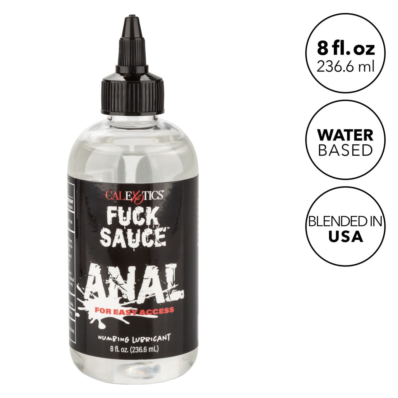 Fuck Sauce Anal Numbing Lubricant-8oz Details