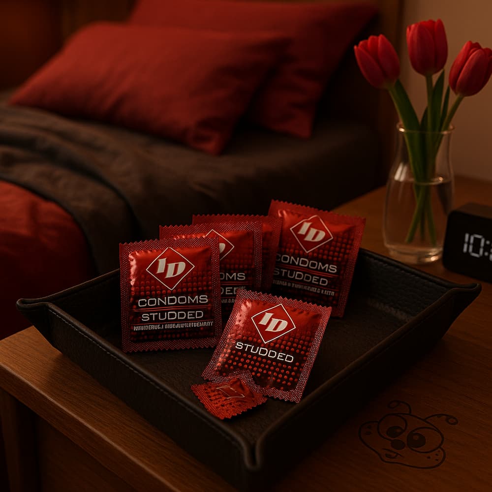 ID Studded Latex Condom
