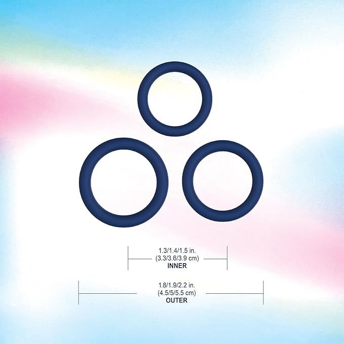 ID Triple Grip Cockring Dimensions
