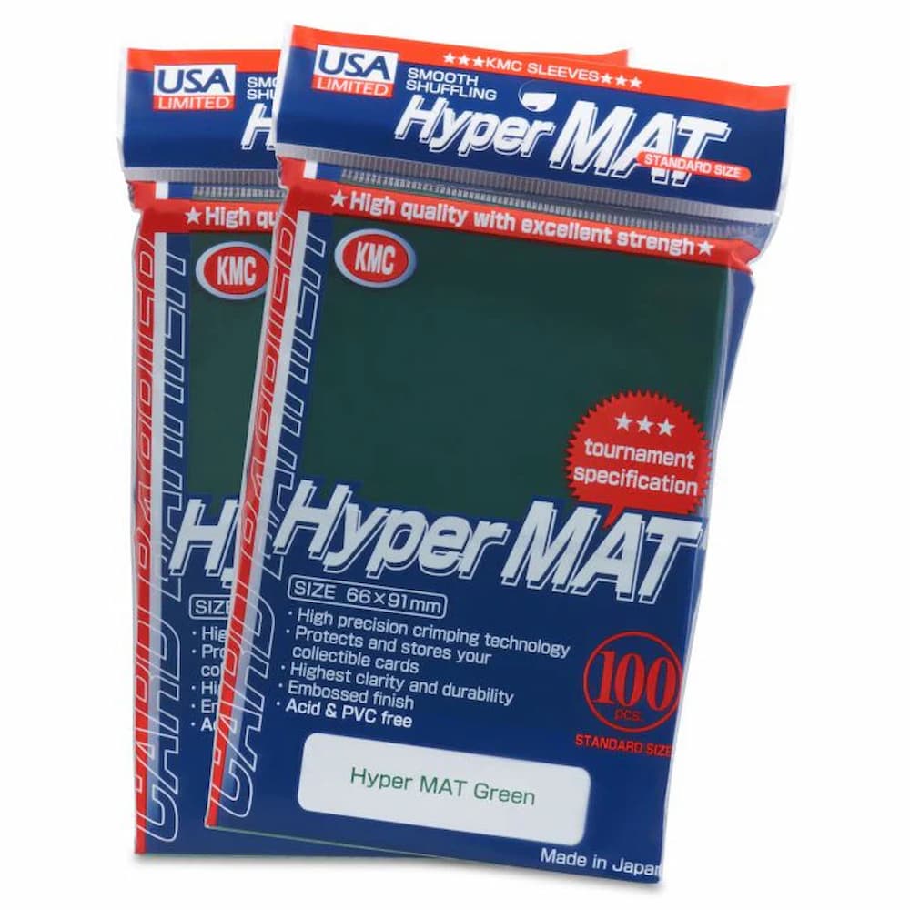 KMC Hyper Mat Green 100 Count