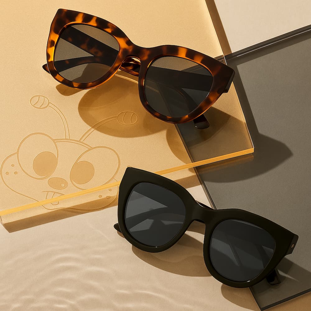 Le Specs Air Heart Glasses