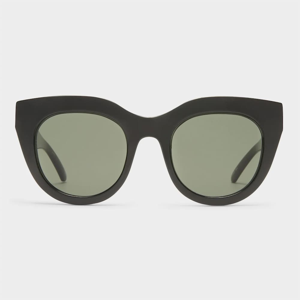 Le Specs Air Heart Sunglasses BLACK SMOKE MONO POLARIZED