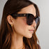 Le Specs Air Heart Sunglasses Tortoise