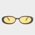 Le Specs Outta Love Sunglasses BLACK MUSTARD MONO