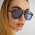 Le Specs Tragic Magic Black Navy Model Back