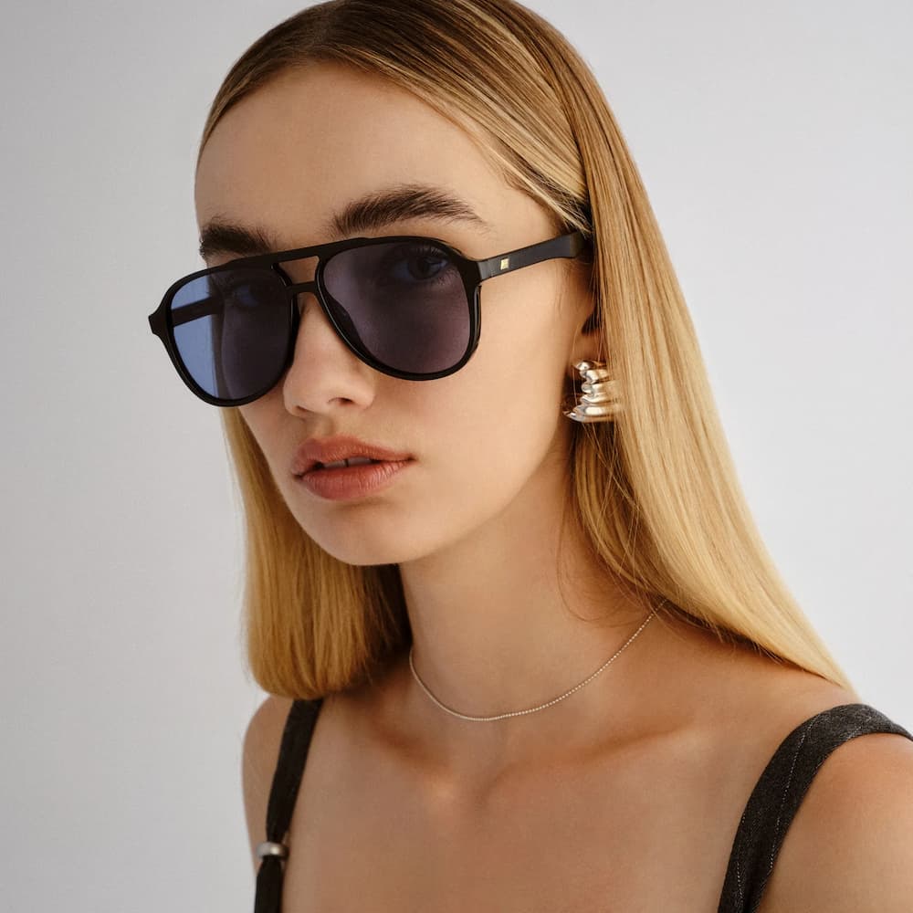 Le Specs Tragic Magic Black Navy Model