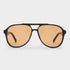 Le Specs Tragic Magic Black Tan Tint Front