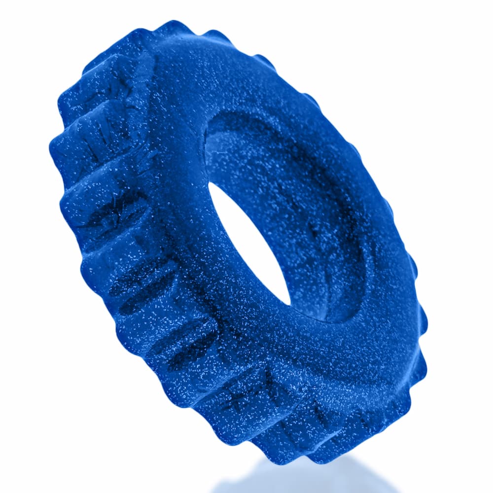 Oxballs Plushy Cockring Blue Fire Side