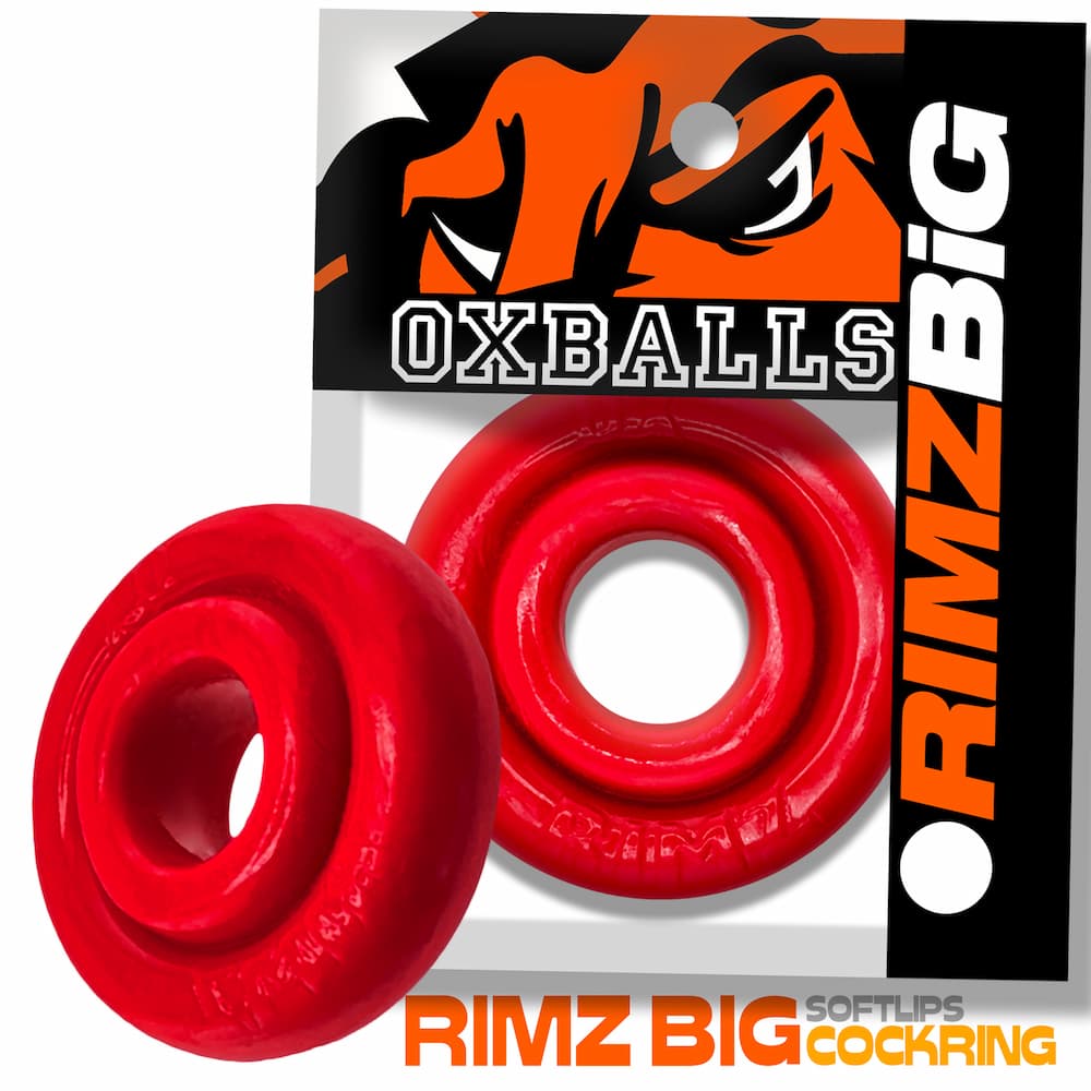 Oxballs Rimz Big Cockring red packaging