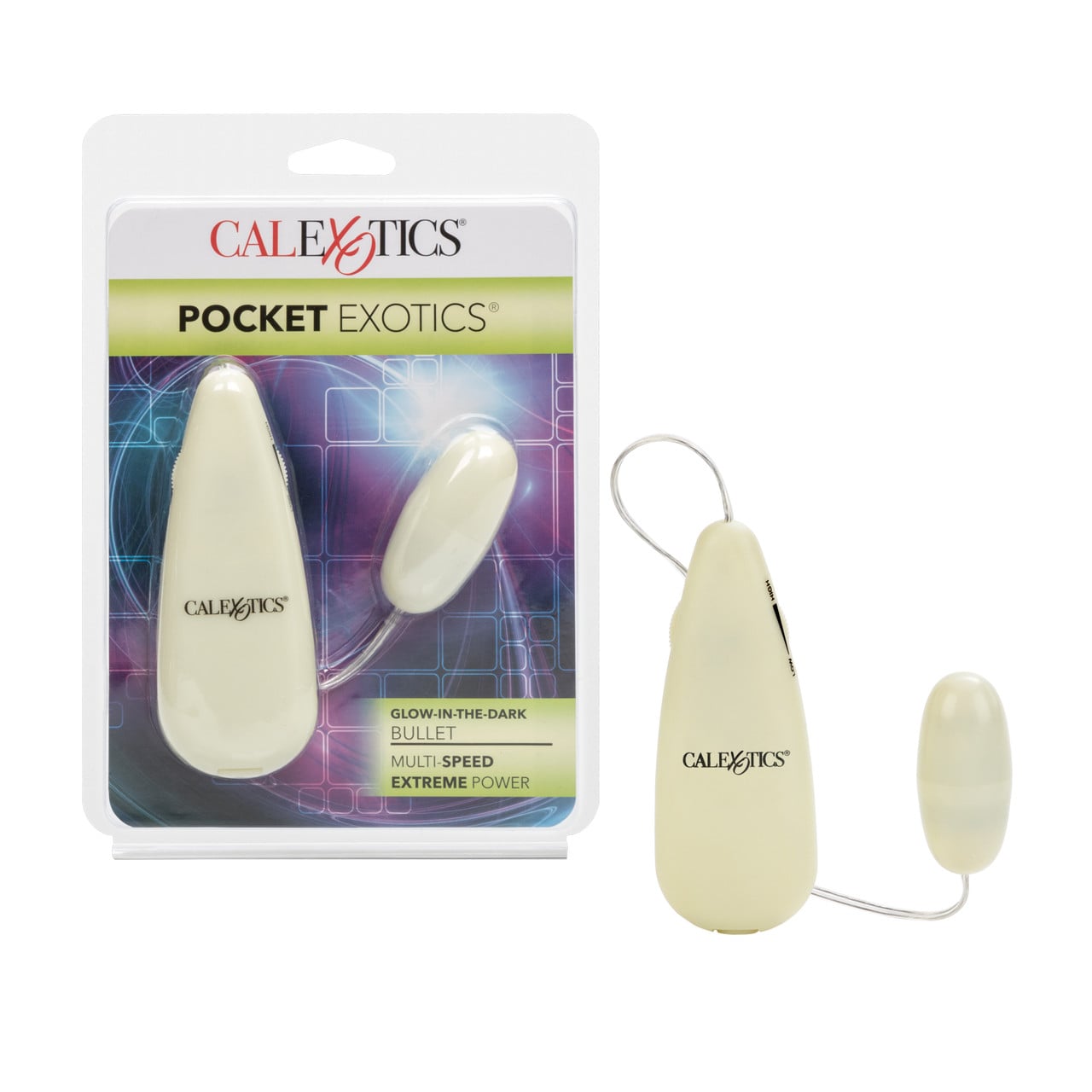 Pocket Exotics Glow in the Dark Bullet Package
