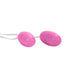 Pocket Exotics Vibrating Double Pink Bullets Eggs