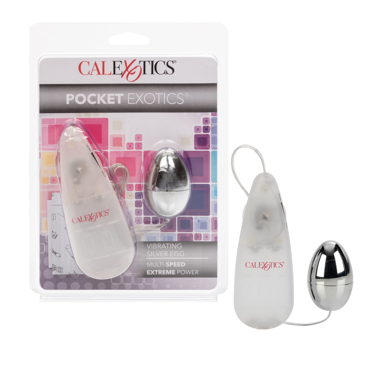 Pocket Exotics Vibrating Silver Bullet Package