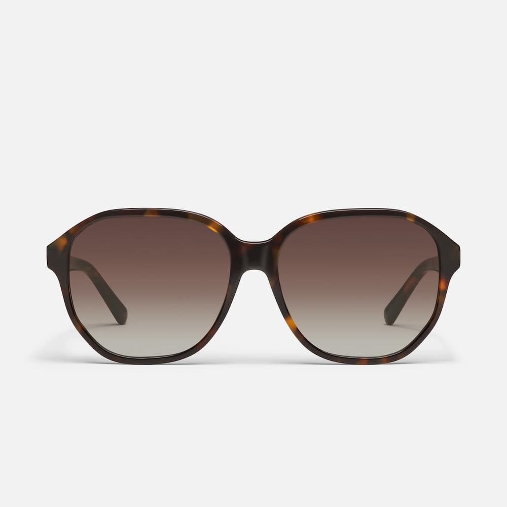 Quay Guess Again Brown Tortoise Front