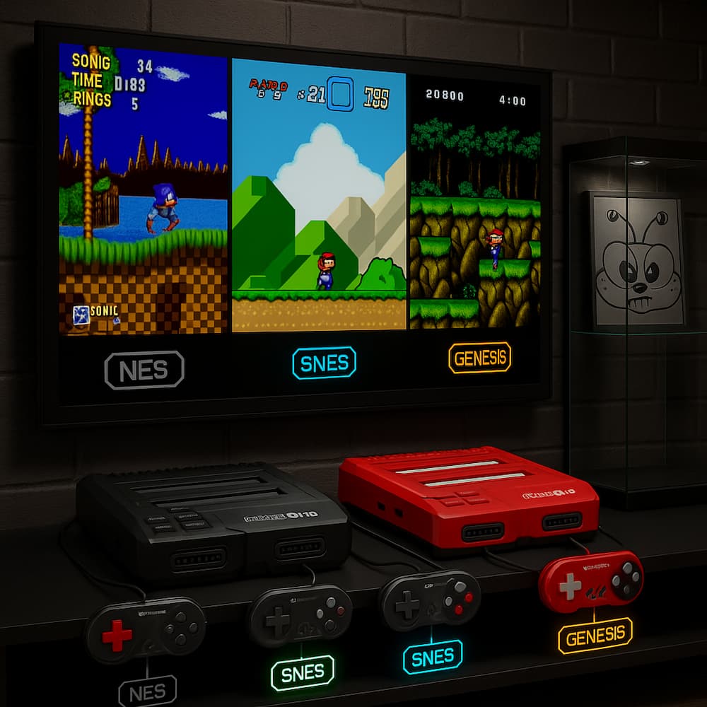 RetroN 3 HD 3-in-1 Retro Gaming Console