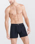 Saxx Daytripper Cotton Boxer Black Navy Grey Heather Model