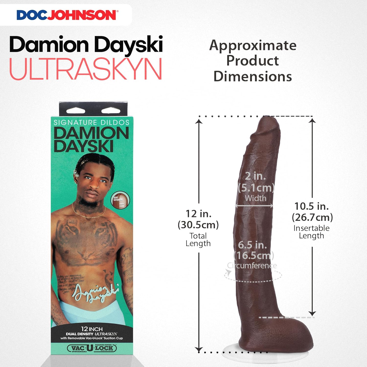 Signature Cocks Damion Dayski Dimensions