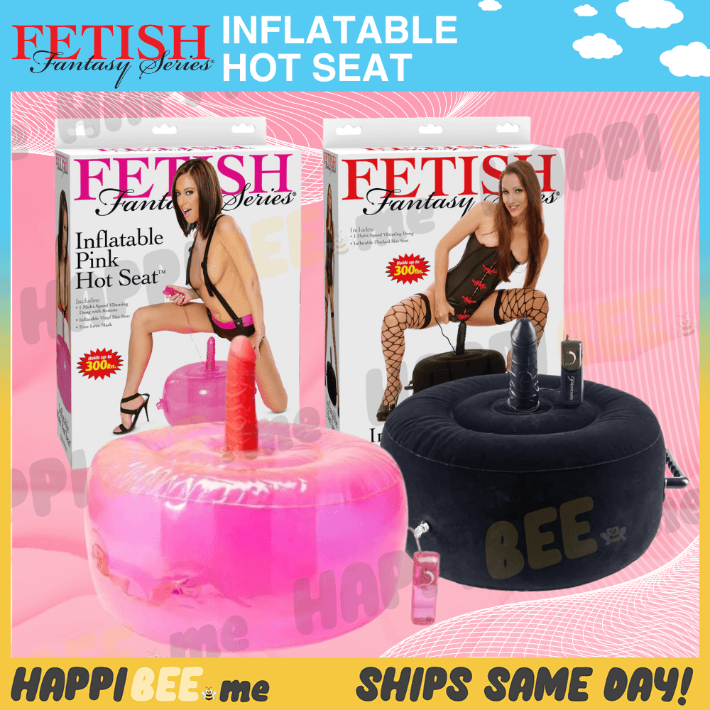 Fetish Fantasy Inflatable Hot Seat Vibrating Ride-On Cushion Happibee Fetish Fantasy Inflatable Hot Seat Vibrating Ride-On Cushion Happibee