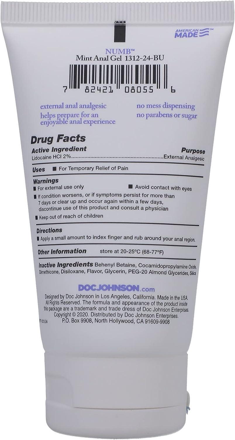 Intimate Enhancements Numb Ingredients