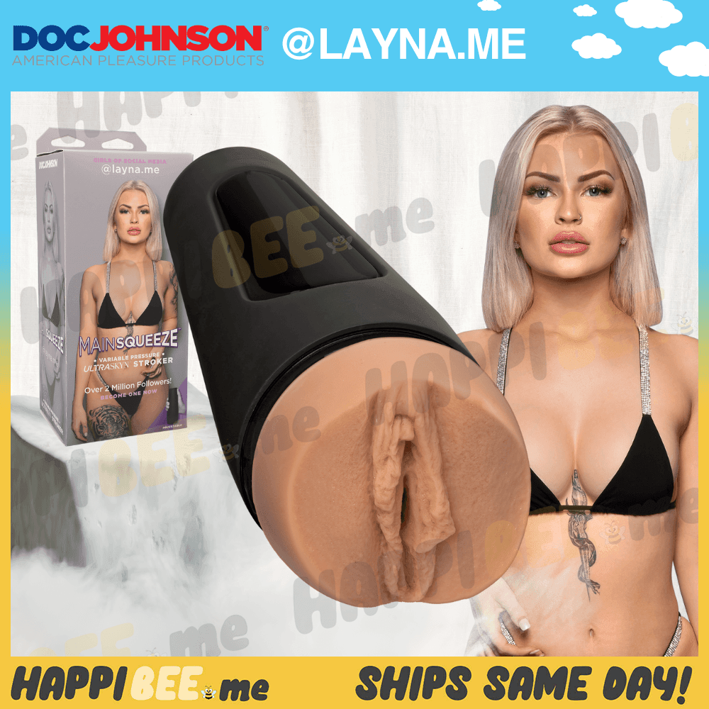 Doc Johnson Main Squeeze Layna.me Realistic Stroker