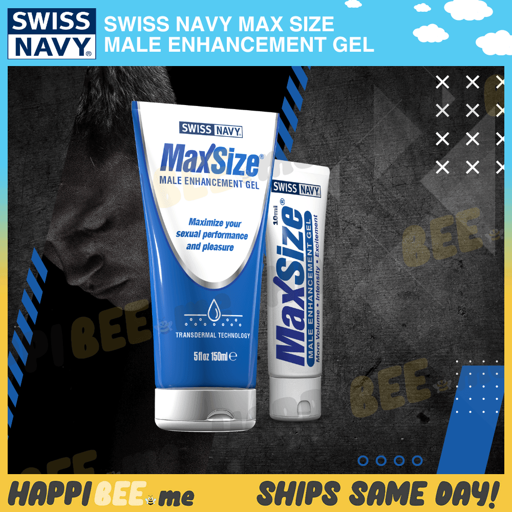 Swiss Navy Max Size Male Enhancement Cream - Blue Edition