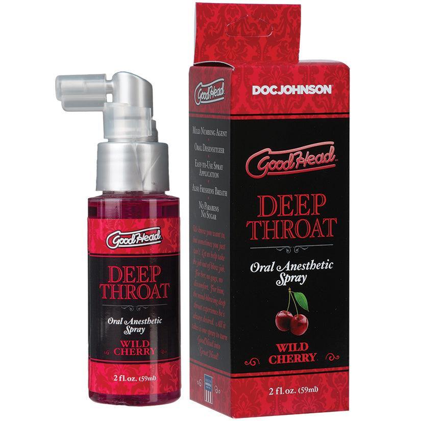 Doc Johnson GoodHead Deep Throat Desensitizing Spray Cherry