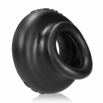 JUICY silicone ring with thick padding and an extended lower profile.