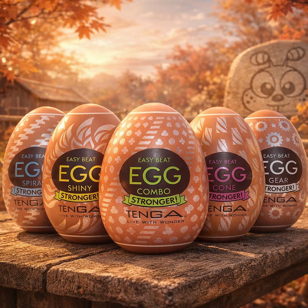 TENGA EGG Hard Boiled Edition six-pack of single-use textured masturbation sleeves