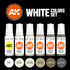 3G White Colors Acrylic Paint Set