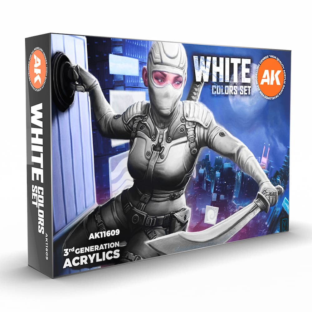 3G White Colors Set Box