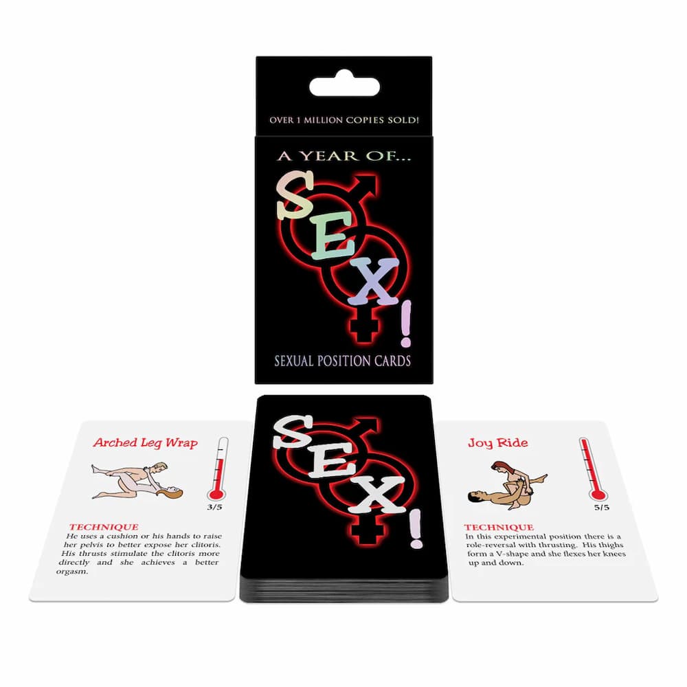 KHEPER GAMES A Year of Sex card game for couples, 365 intimacy and romance ideas for date nights