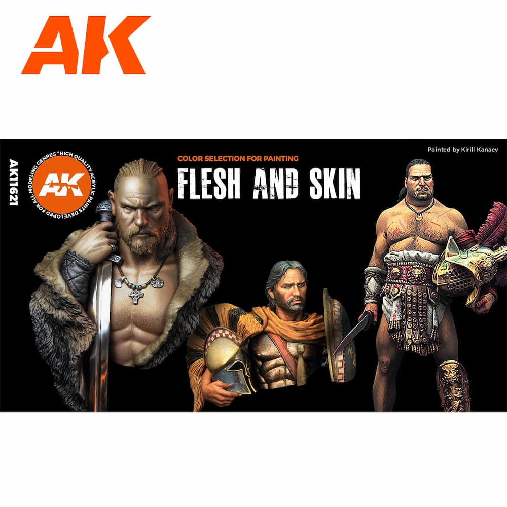 AK 3G Flesh And Skin Colors Features