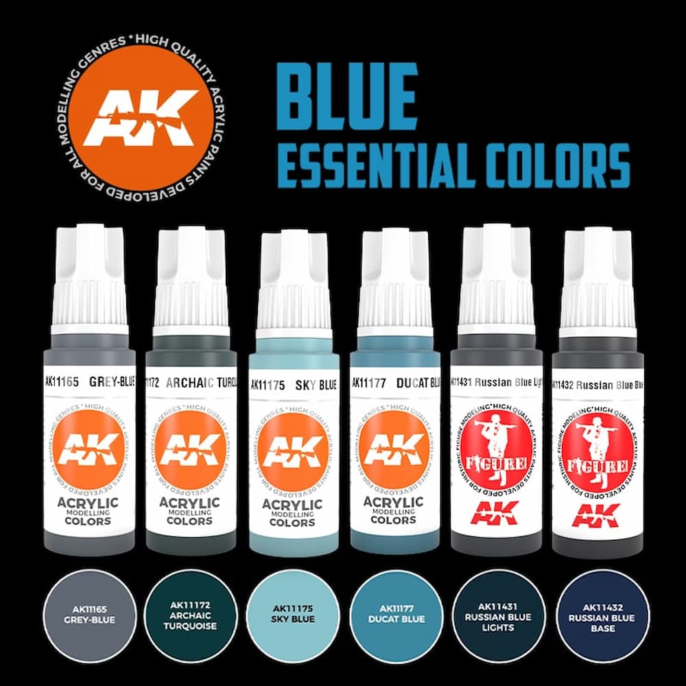 AK 3G Flesh And Skin Colors Paint Kit