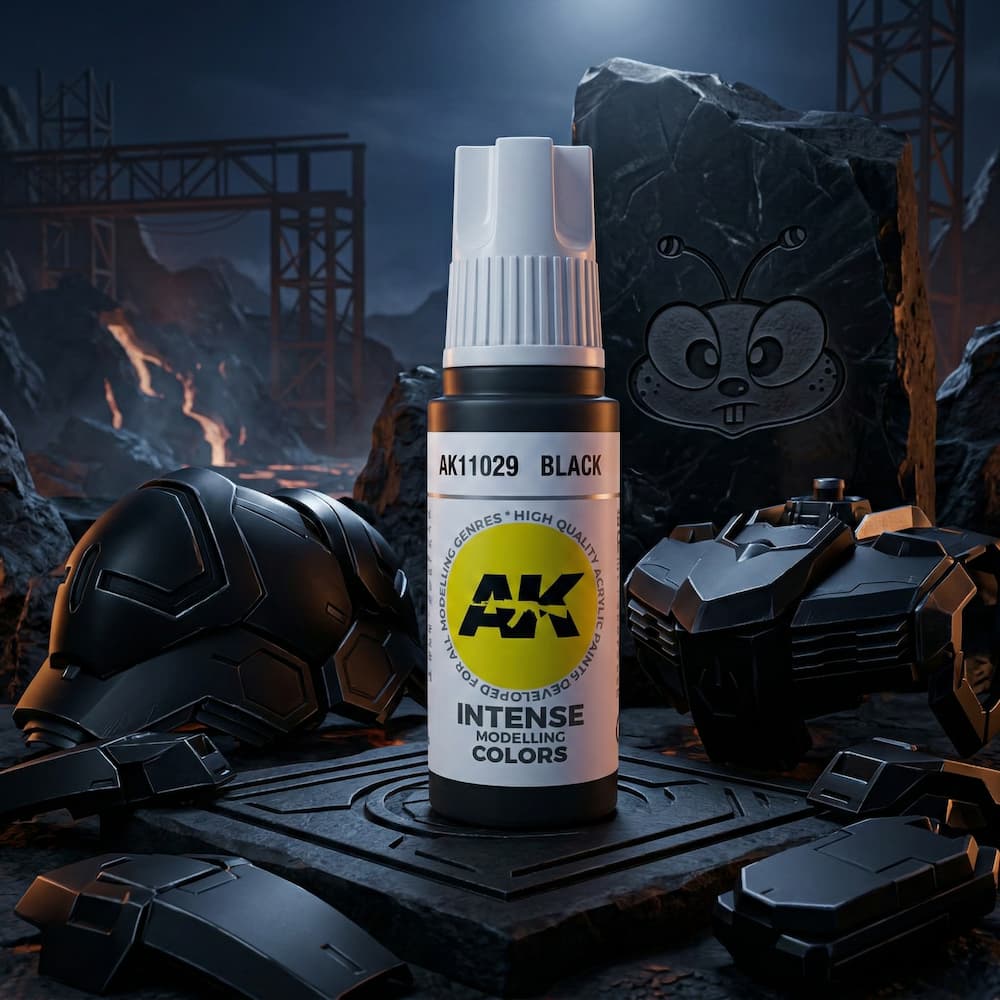 AK 3GEN Acrylic Model Paint Black