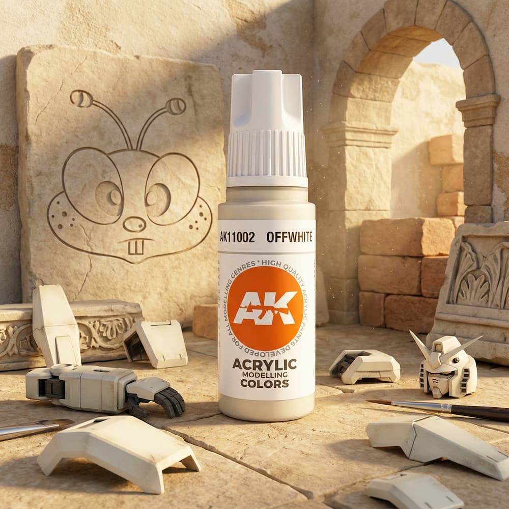 AK 3GEN Acrylic Model Paint Off White