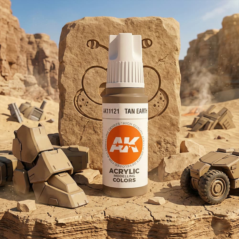 AK 3GEN Acrylic Model Paint Tan Earth