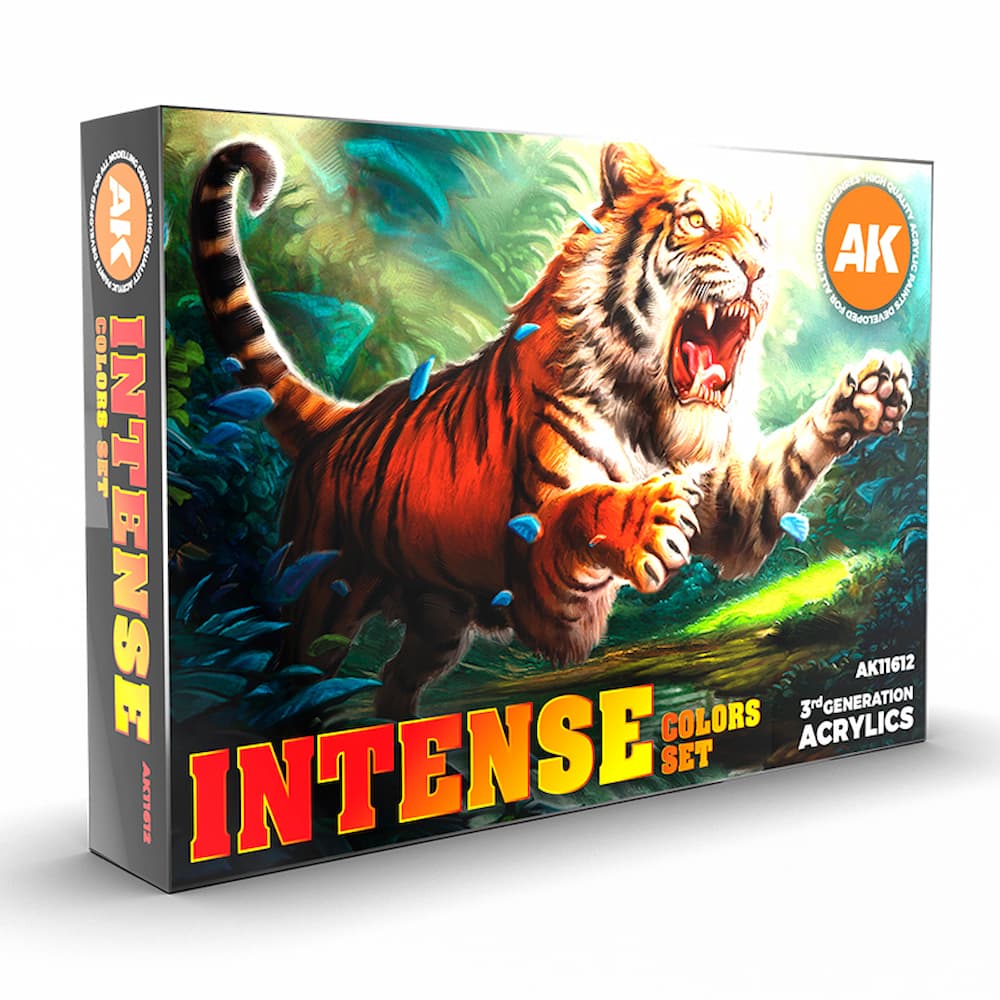AK Interactive 3G Intense Colors Set Box