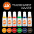 AK Interactive 3G Transparent Colors 6-Pack Set