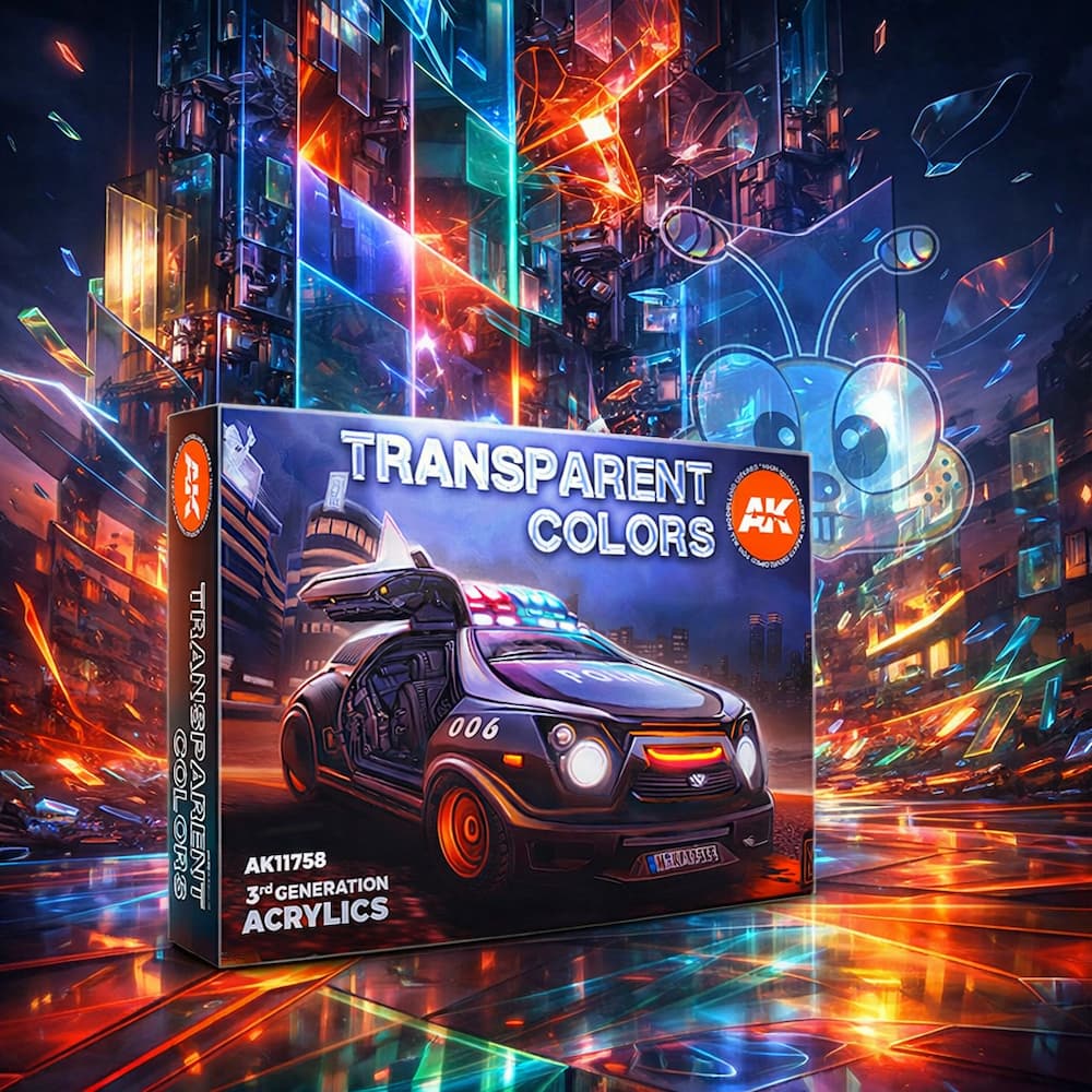 AK Interactive 3rd Generation Transparent Colors Set