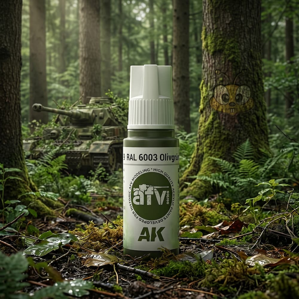 AK Interactive AK11318 RAL 7028 Dunkelgelb Initial
