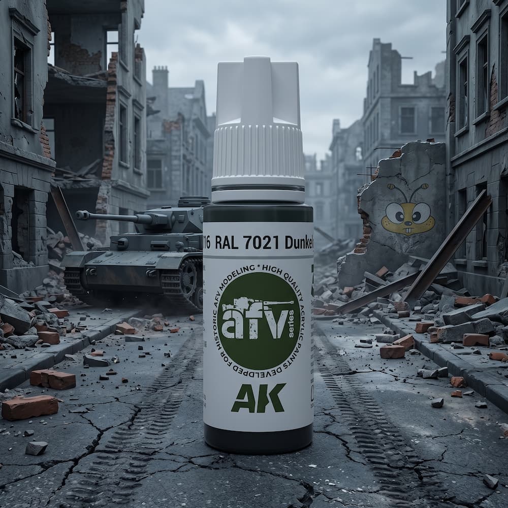 AK Interactive AK11316 RAL 7021 Dunkelgrau Panzer Grey