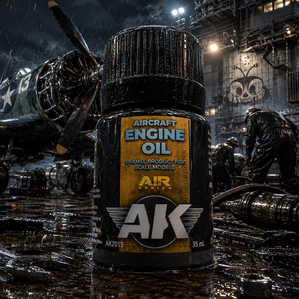 AK Interactive Aircraft Engine Oil
