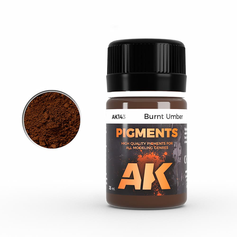 AK Interactive BURNT UMBER PIGMENT