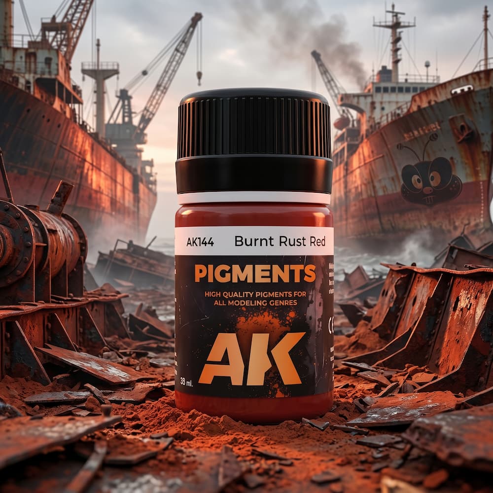 AK Interactive Burnt Rust Red AK144