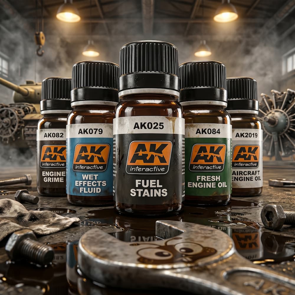AK Interactive Engine Oil Fluid Effects
