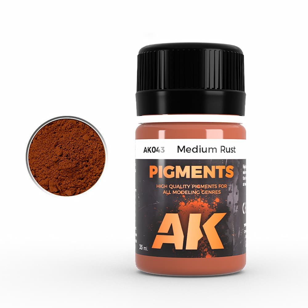 AK Interactive MEDIUM RUST PIGMENT