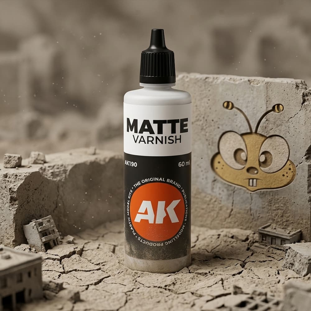 AK Interactive Matte Varnish 60ml Bottle